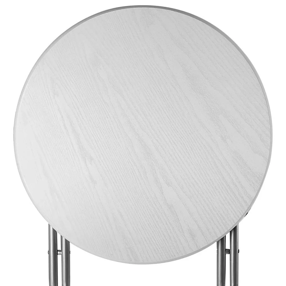 Bartable klappbar weiß, Holzdekor Typ - 6