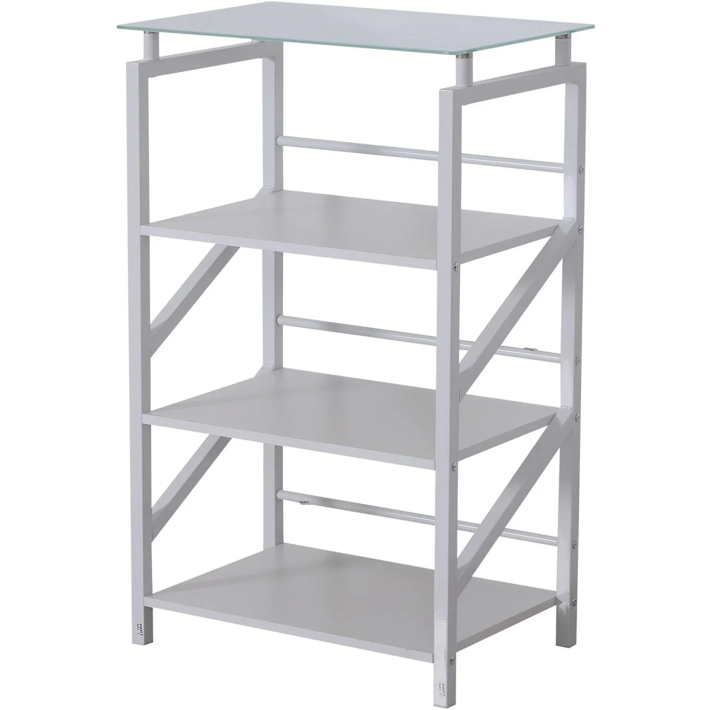 Standregal Aktenregal Bücherregal Lagerregal Aufbewahrungsregal Weiß 60 x 40 x 96,5 cm - 0