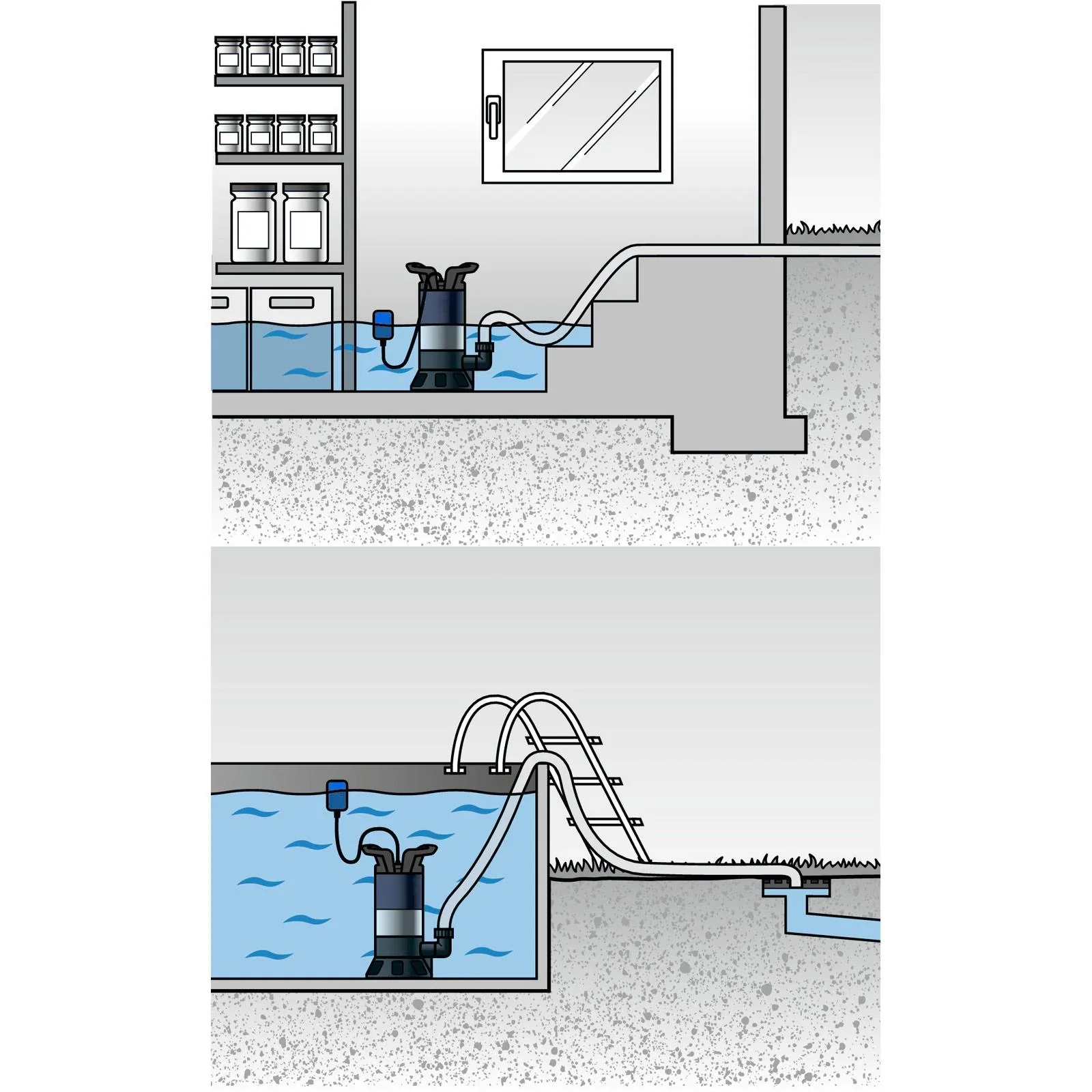 GS 4002 P Tauchpumpe set mit 20 meter schlauch - 7