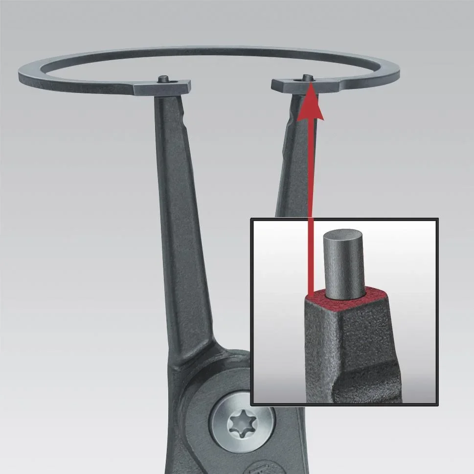 Präzisions - Sicherungsringzange 140 mm für Innenringe - 3