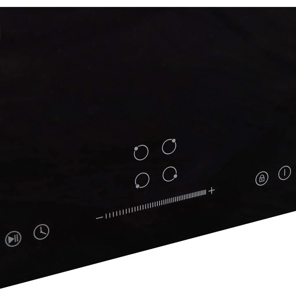 Induktionskochfeld 4 Zonen Touch Control 7000 W 77 cm Glas - 0