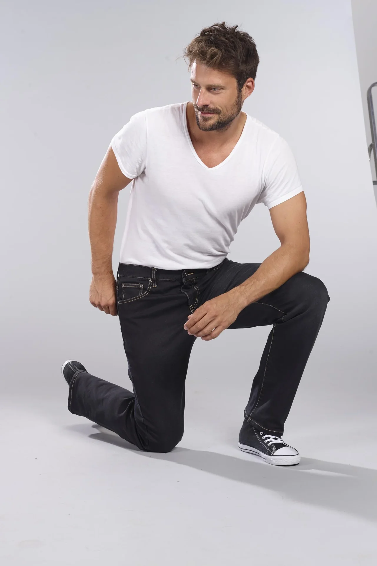 Joggpants aus Stretchdenim, Farbe schwarz, Gr. 58 - 5