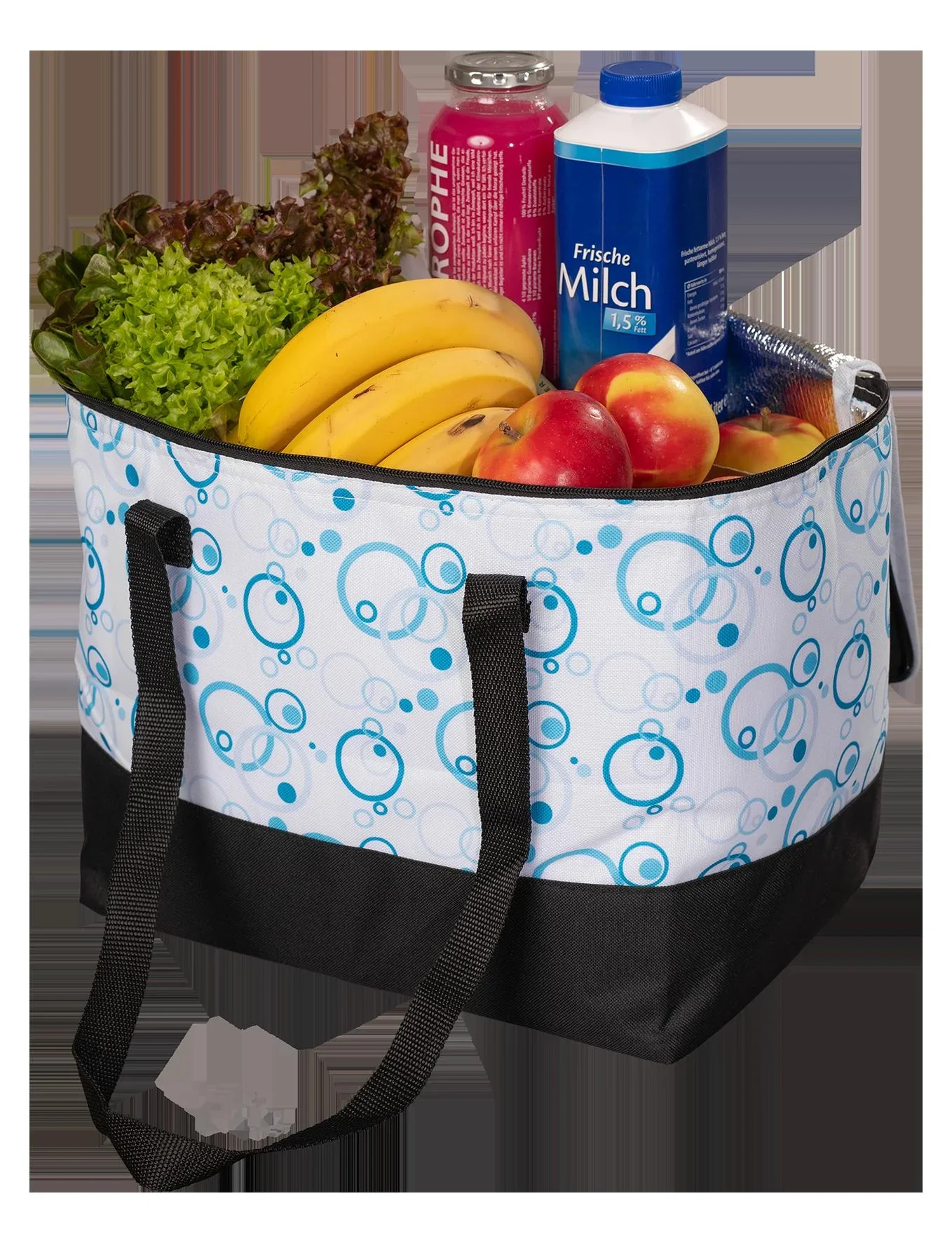 Kühltasche "Kreise blau" - 3