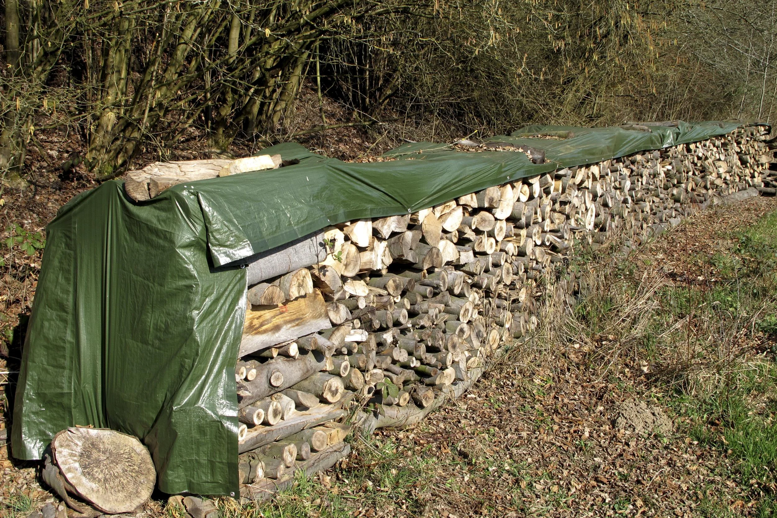 Holzstapel Abdeckplane "Powerforst 150", ca. 150 x 600 cm - 0