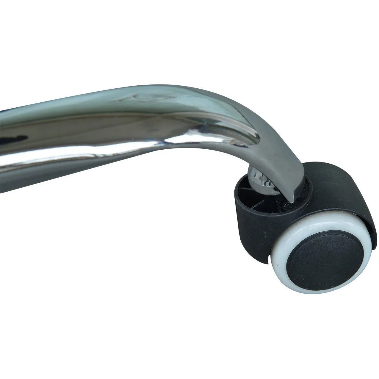 Sattelhocker - Rollhocker gepolstert höhenverstellbar beige - 3