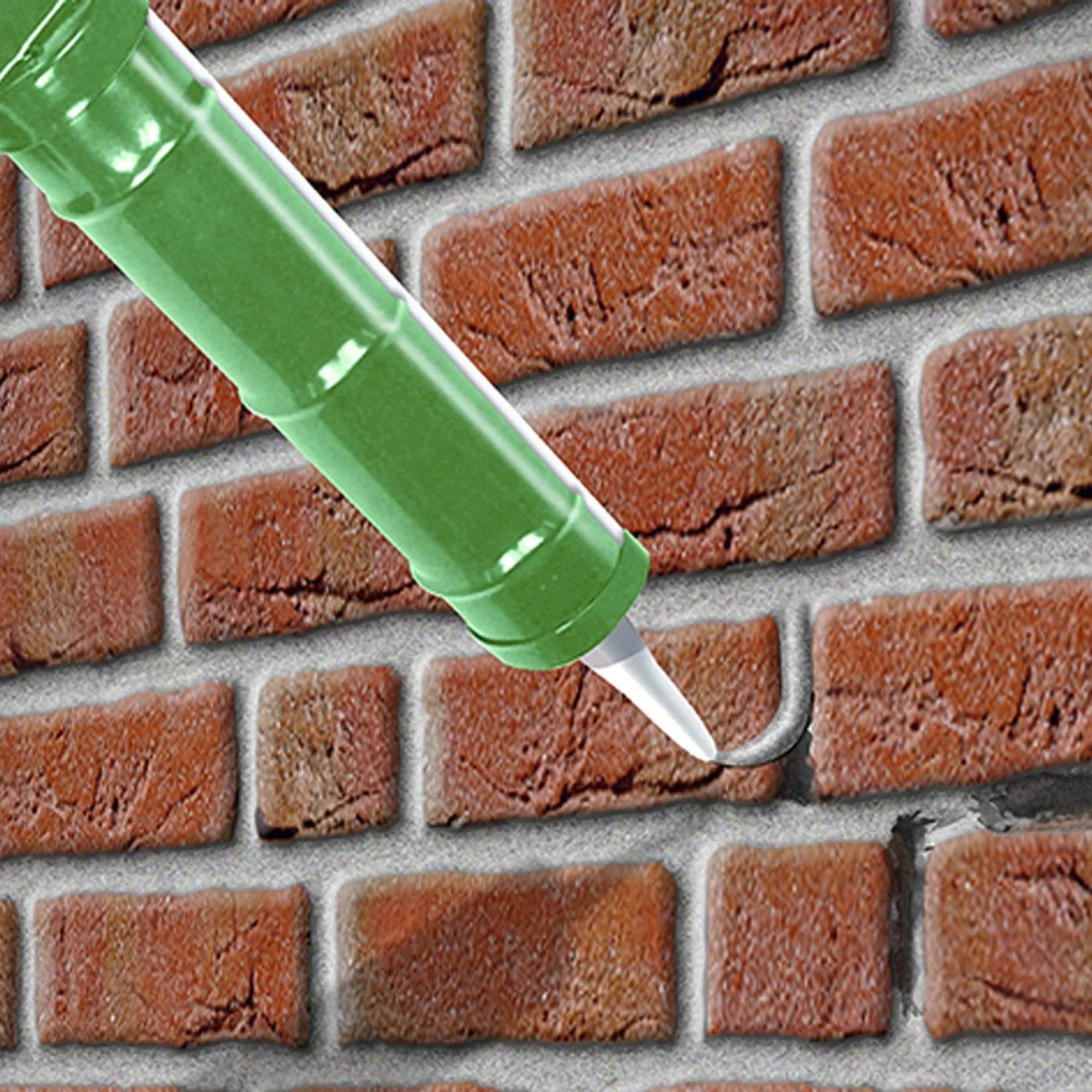 Reparatur-Mörtel, Fix & Fertig, zementgrau, 300 ml Kartusche - 3