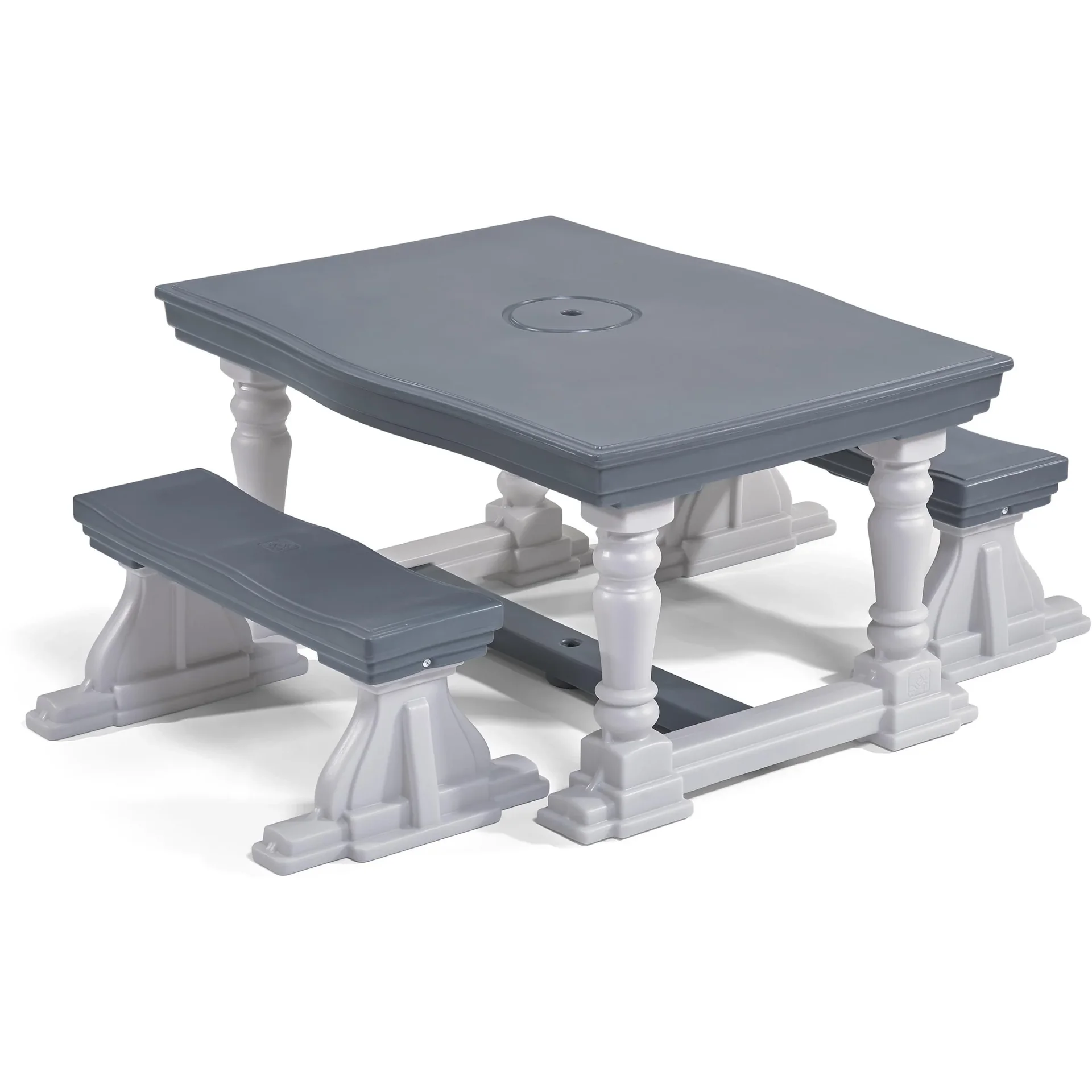 3 Piece Farmhouse Table & Bench Set - 4