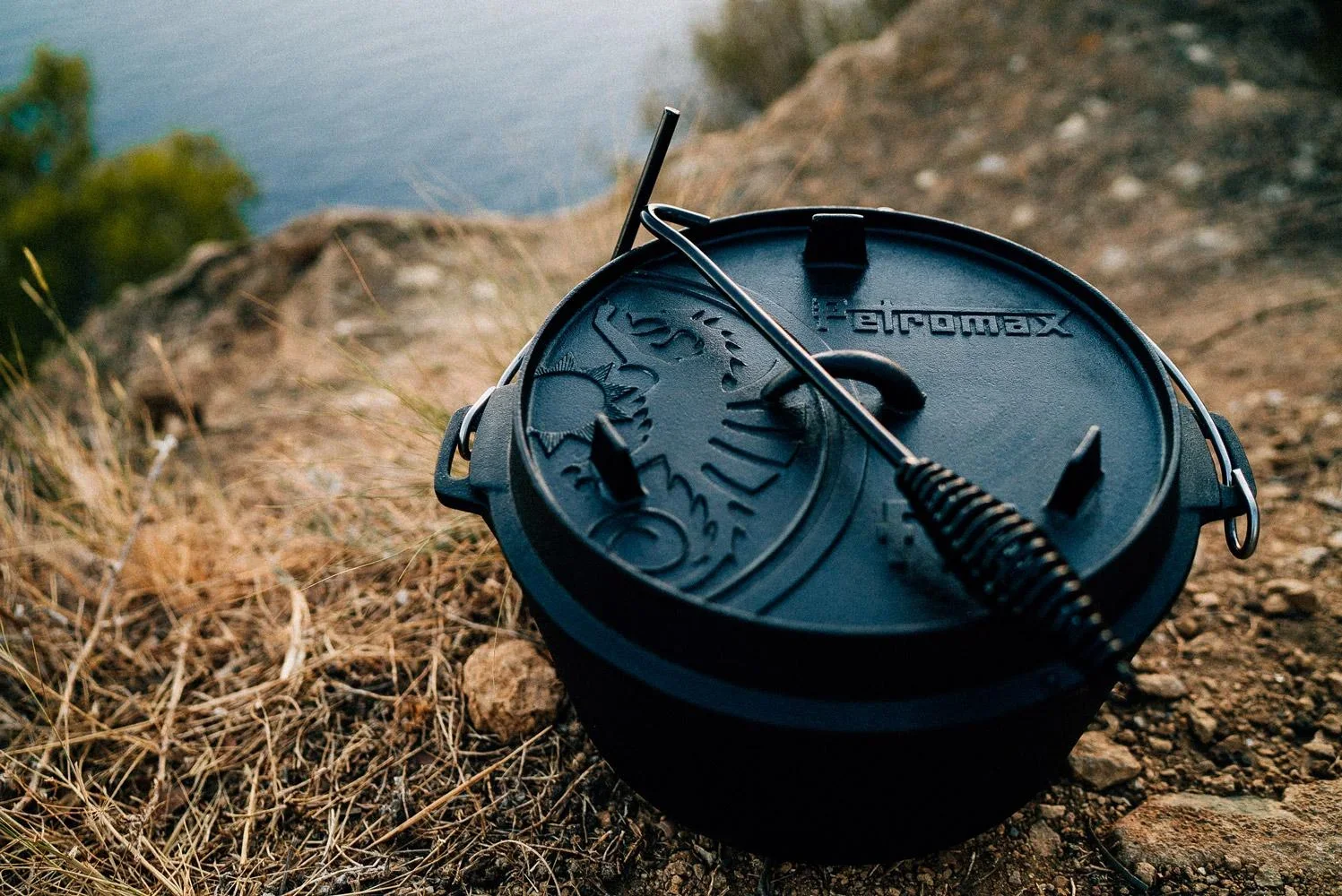 Feuertopf (9qt) planer Boden (ohne Füße) - 1