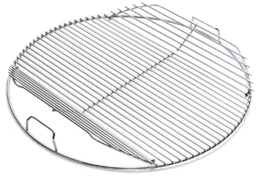 Grillrost Holzkohlegrills 47cm, klappbar, Edelstahl - 0