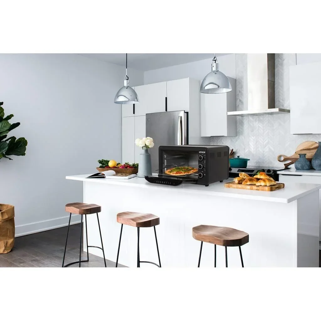 Elektrobackofen - 1500W - 35L - Schwarz - 1