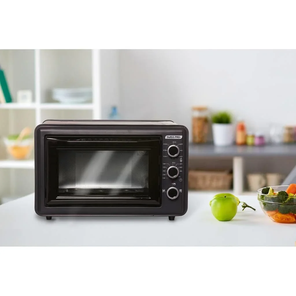 Elektrobackofen - 1500W - 35L - Schwarz - 4