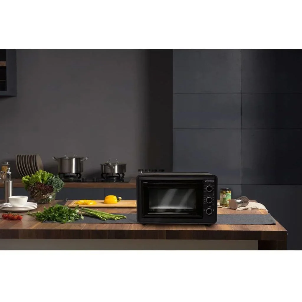 Elektrobackofen - 1500W - 35L - Schwarz - 5