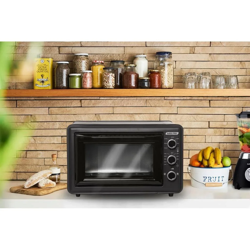 Elektrobackofen - 1500W - 35L - Schwarz - 7