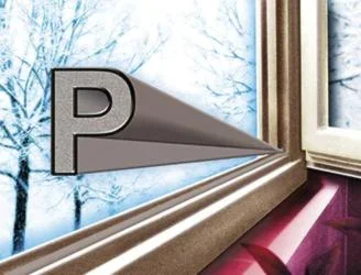 Tür-/ Fensterdichtung, P-Profil - 0