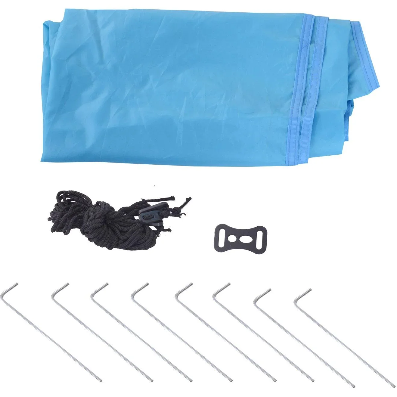 Automatik Strandmuschel Pop up Zelt Outdoor mit Boden Fenster Tragetasche 3 4 Personen 250 x 250 x 155 cm - 3