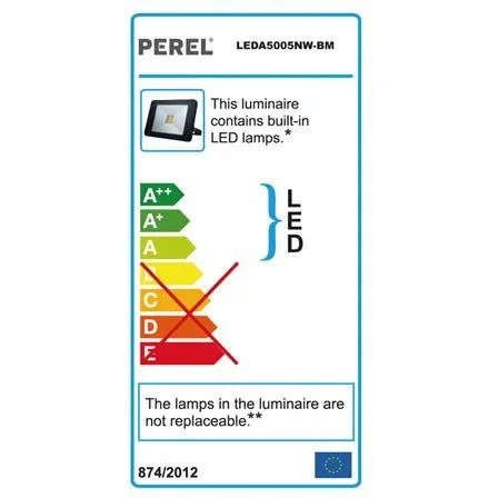 DESIGN-LED-STRAHLER MIT BEWEGUNGSMELDER - 50 W - NEUTRALWEIß - 2