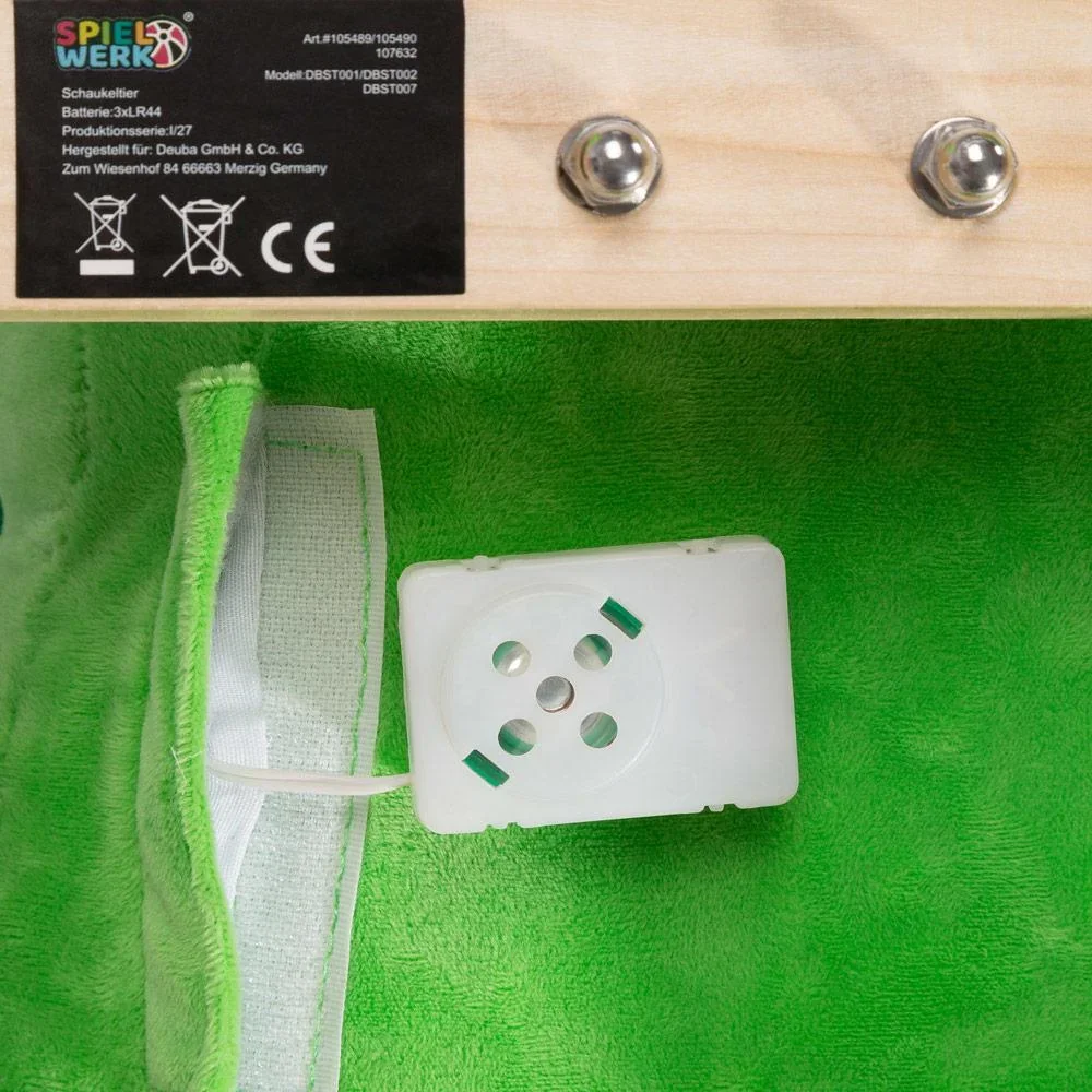 Schaukelstuhl Kinder Dino mit Sicherheitsgurt - 2