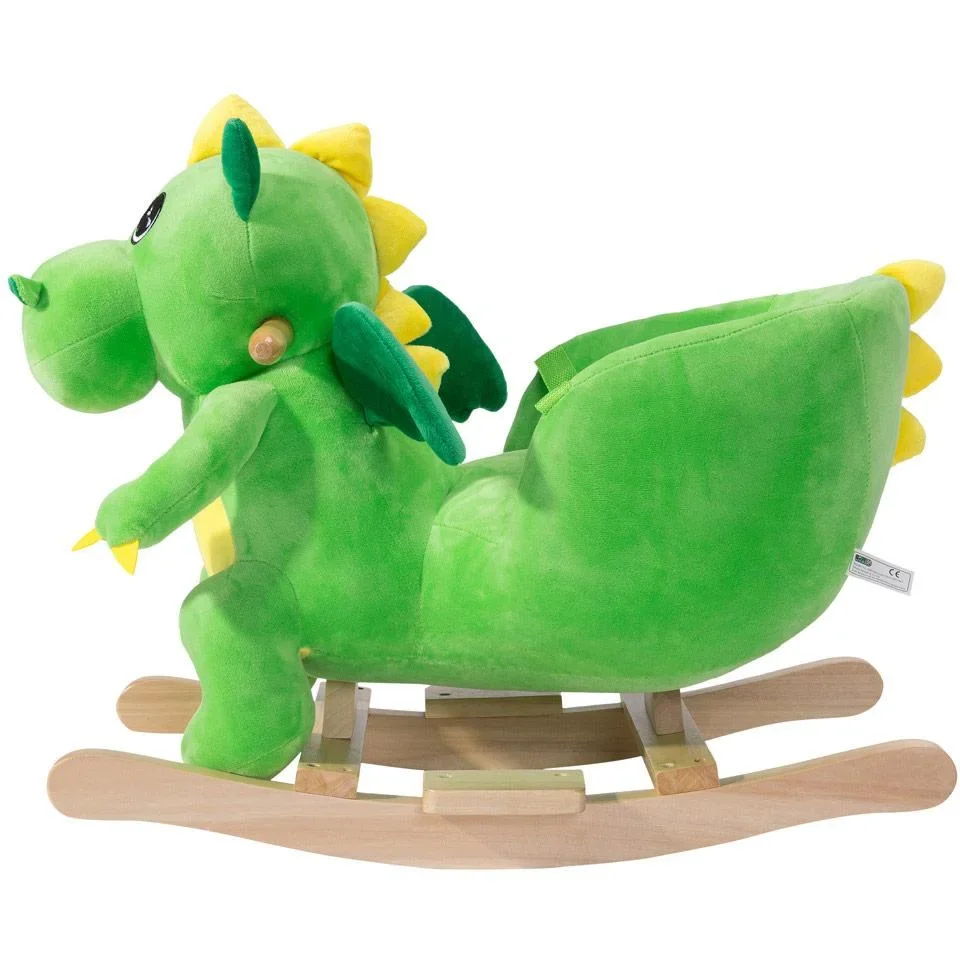 Schaukelstuhl Kinder Dino mit Sicherheitsgurt - 4