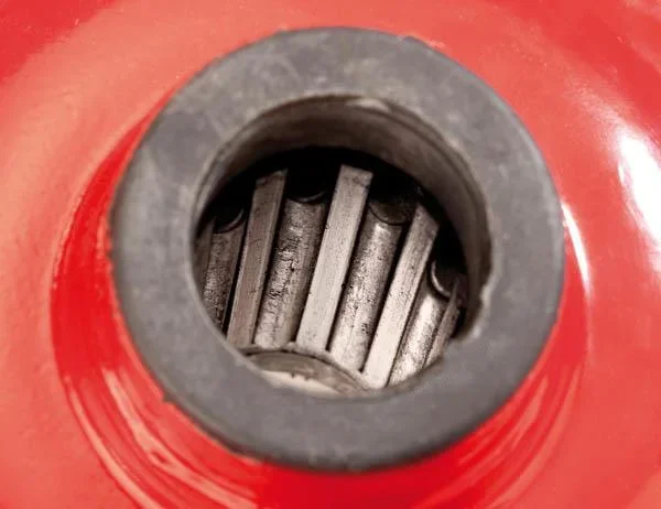 Schubkarrenrad mit Achse, Bohrung 20 mm, Gewinde 12 mm, 1 Stück - 1