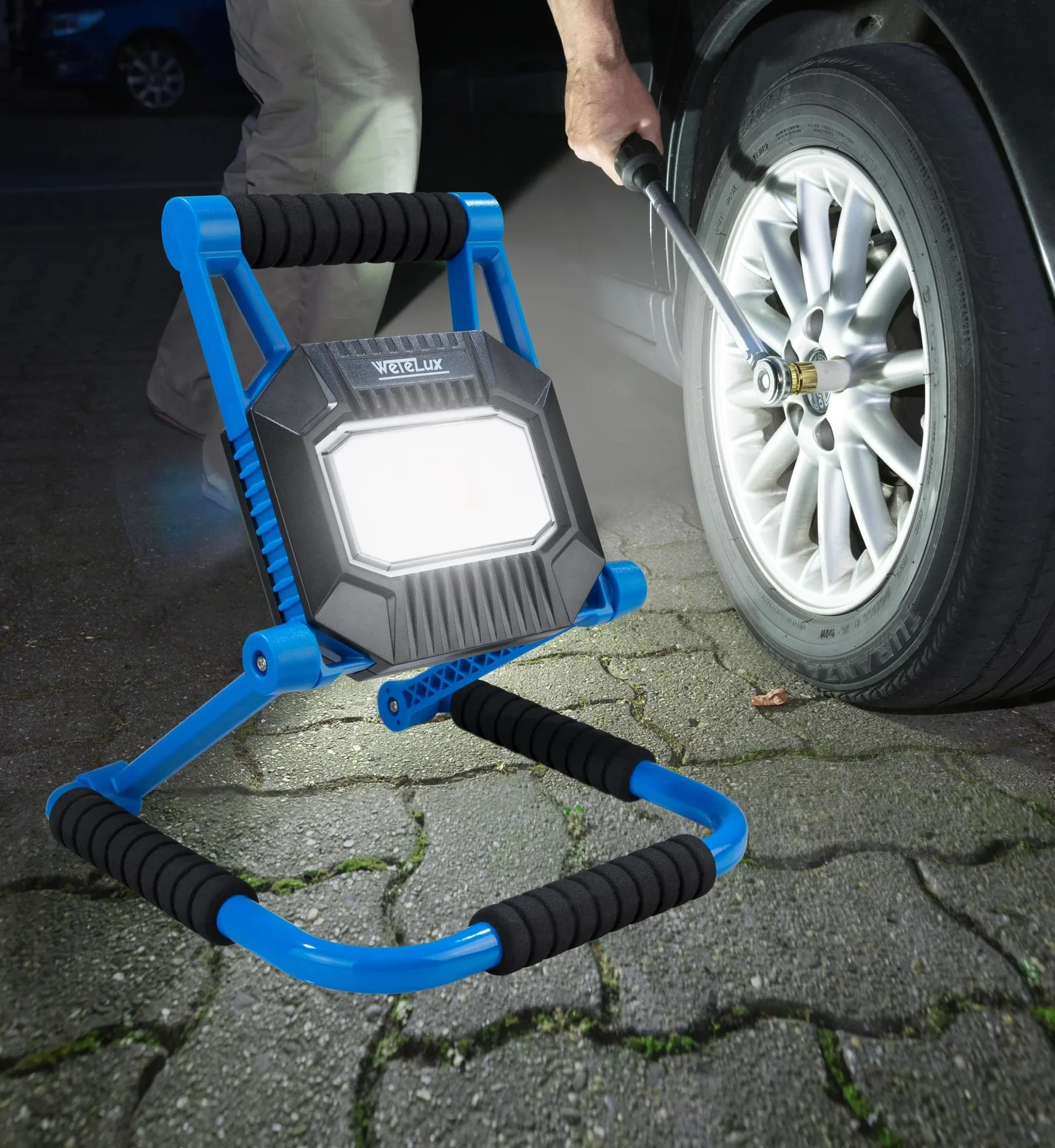 Faltbare LED Arbeitsleuchte,wiederaufladbar, 20 Watt - 3