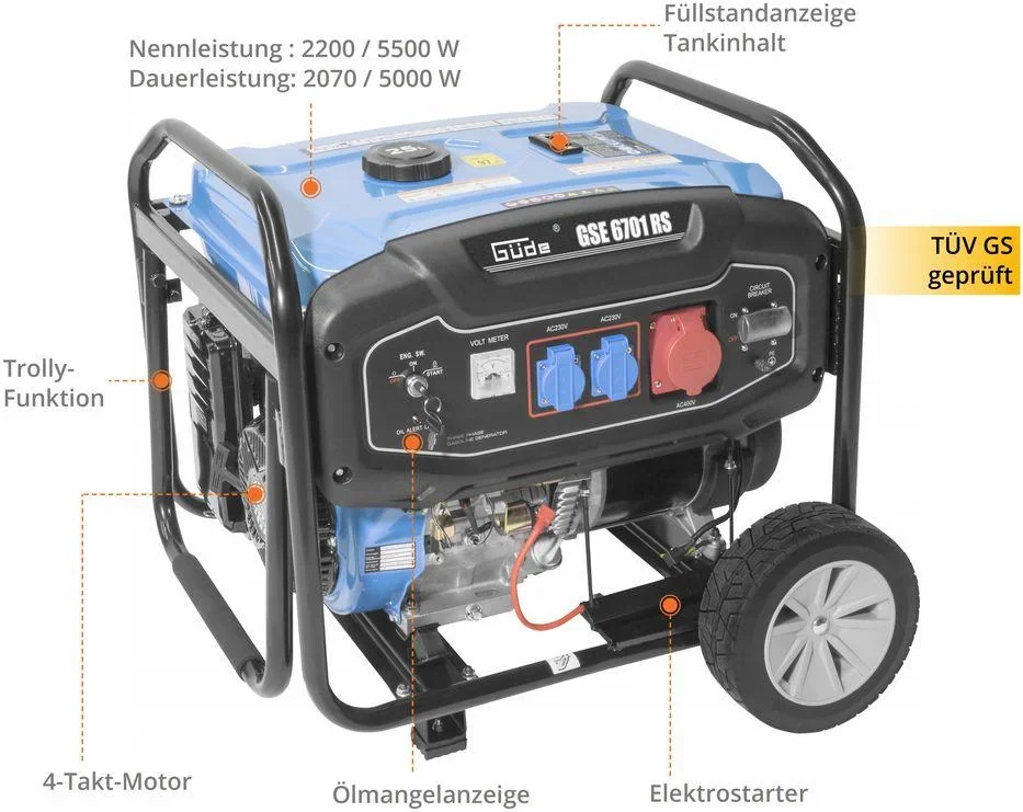 Stromerzeuger GSE 6701 RS - 3