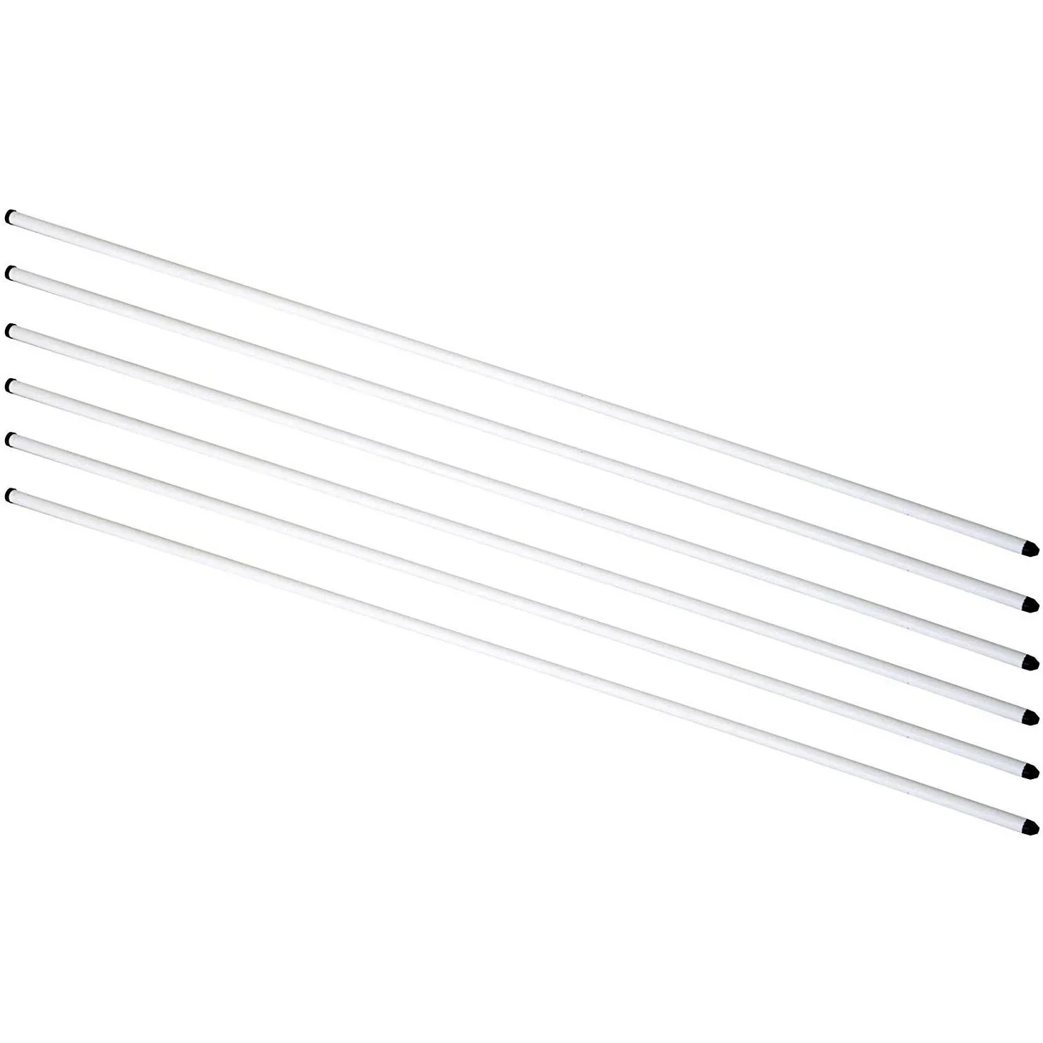 Welpengitter Freilaufgehege Laufstall für Haustiere mit Tür 6 Teile sechseckig PP-Kunststoff rostfrei Weiß Ø135 x H95 cm - 7