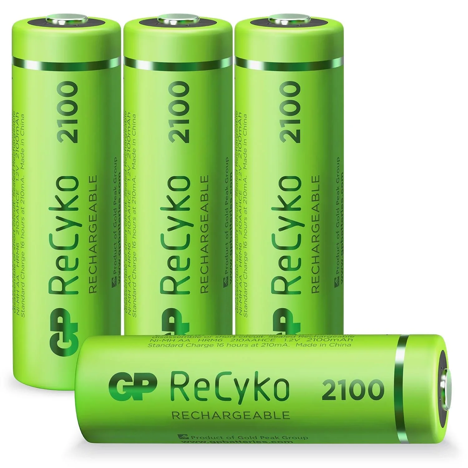 ReCyko Mignon (AA) NiMH Akkus mit 2100 mAh, 1,2V - 4 Stück - 1