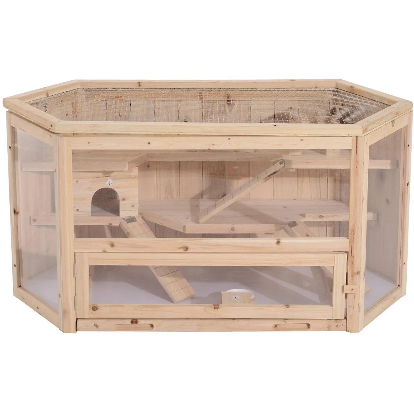 Hamsterkäfig Nagerkäfig Mäusekäfig Tannenholz Natur - 5