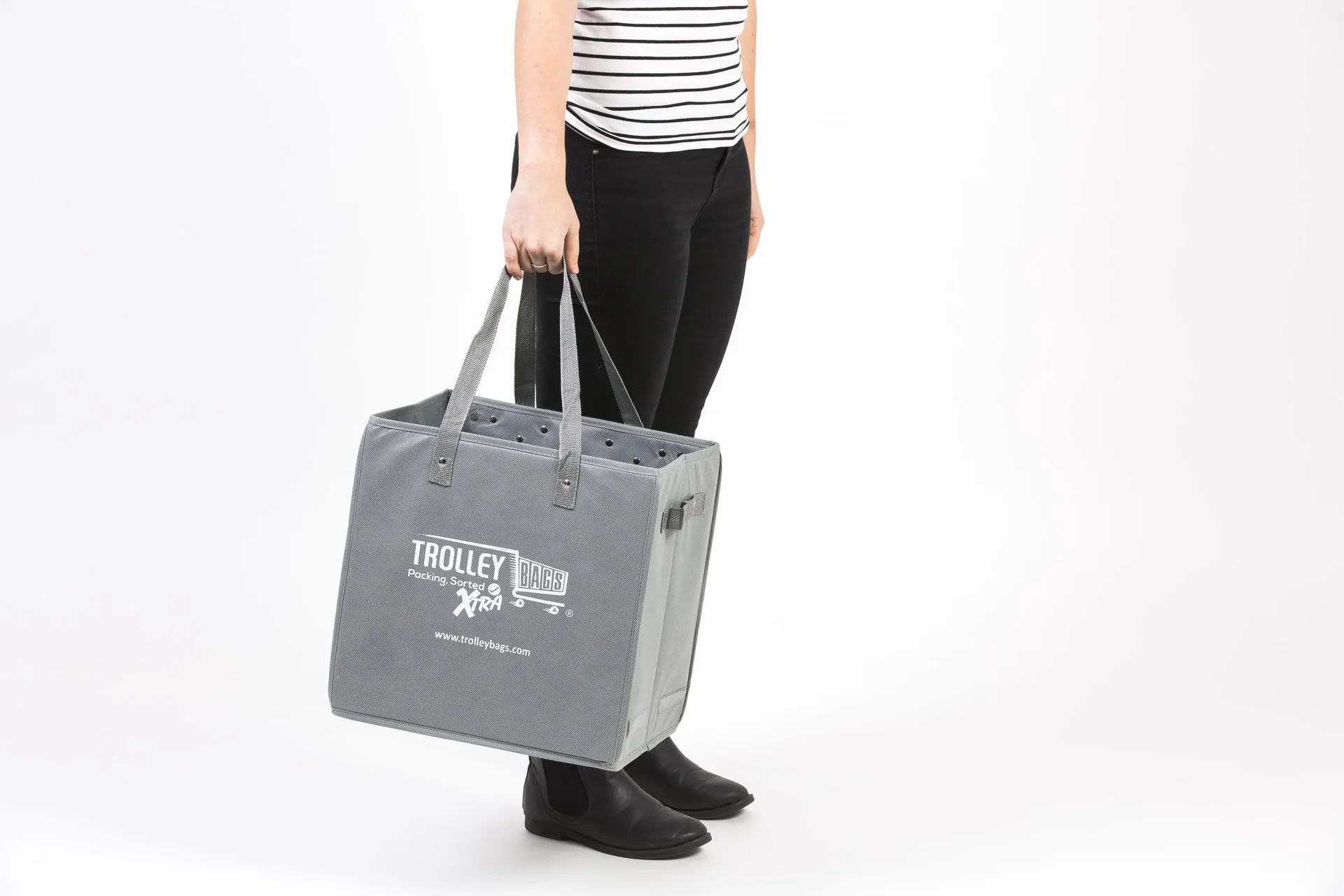 Einkaufswagentasche „Trolley Bag XTRA“, Grau - 2