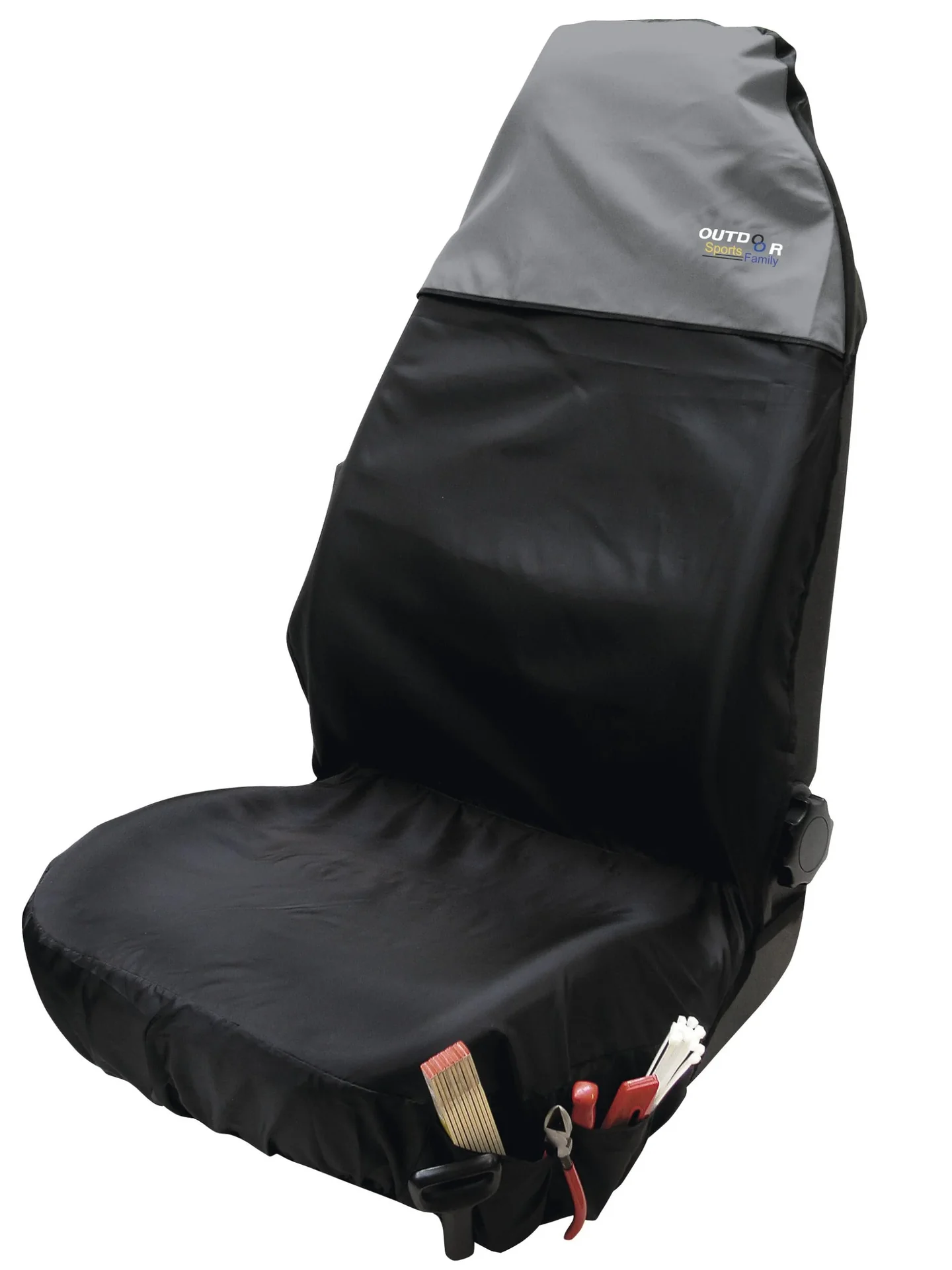 Schonbezug Universalgröße Outdoor Sports grau - 1