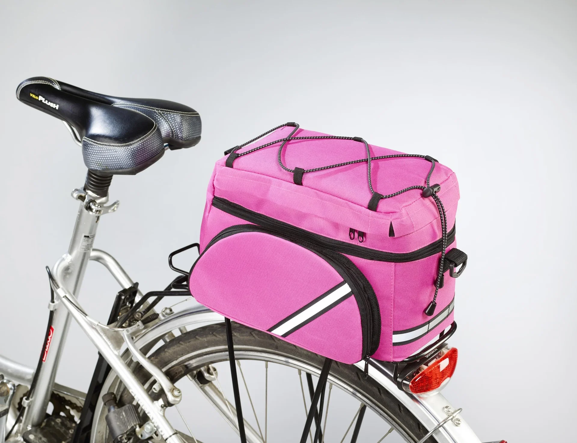 Fahrrad Gepäckträgertasche - multifunktionell, Pink - 2