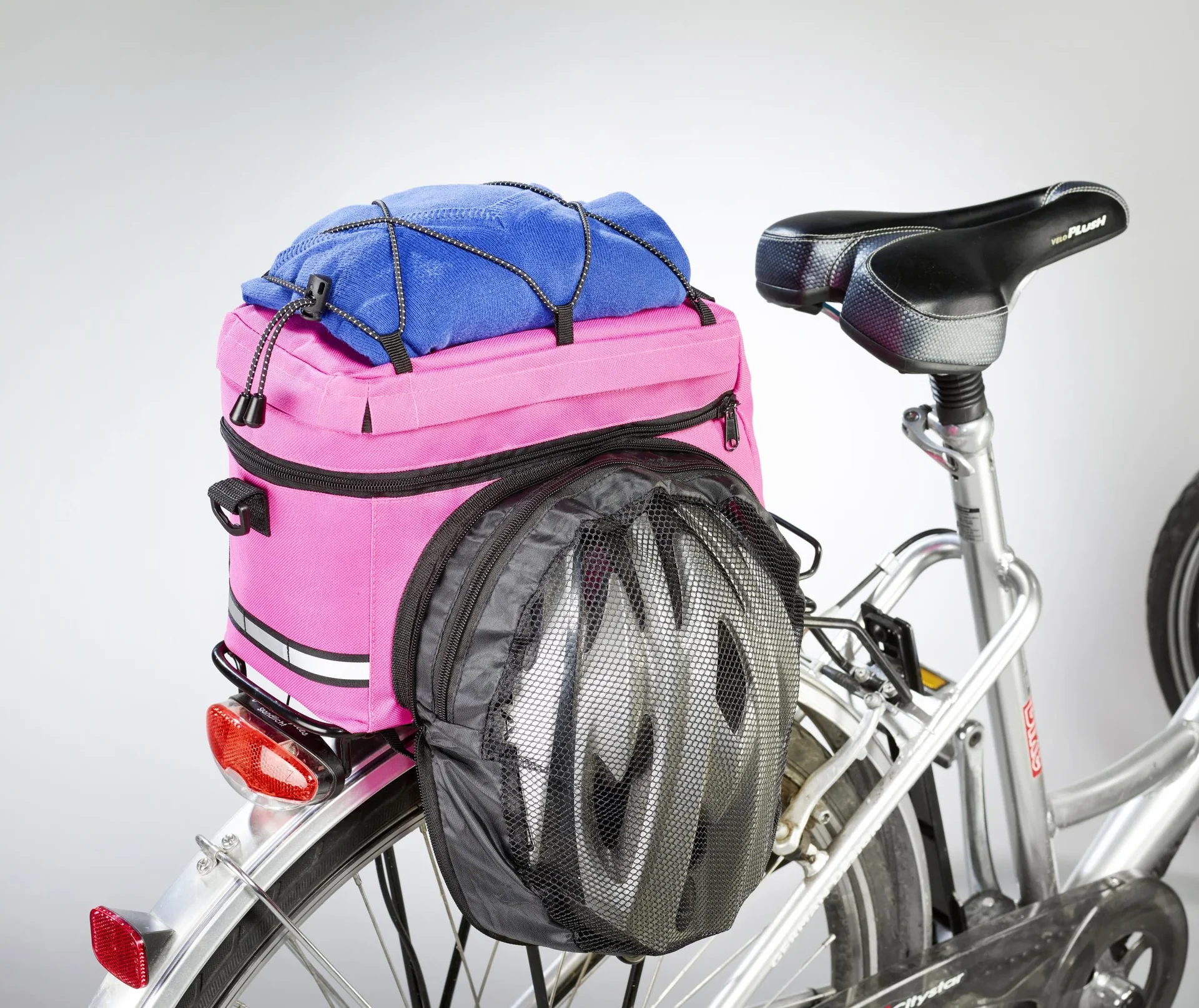 Fahrrad Gepäckträgertasche - multifunktionell, Pink - 3