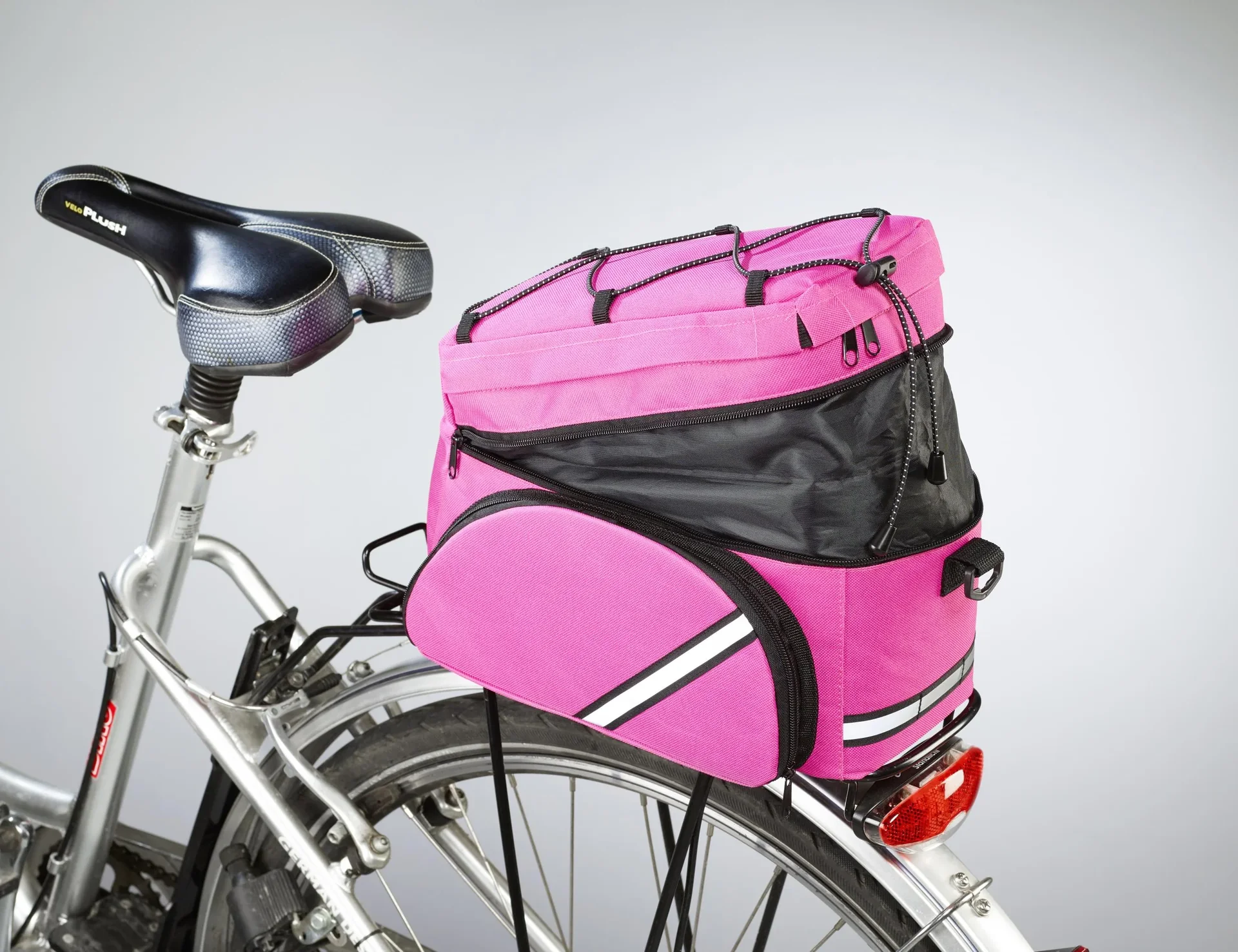 Fahrrad Gepäckträgertasche - multifunktionell, Pink - 7