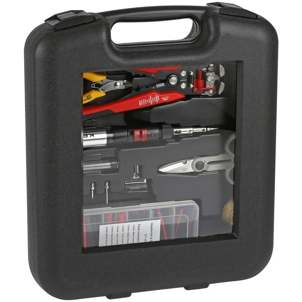 Professionelles Lötkit mit wiederaufladbarem Mikrobrenner - 12 Stück - 2