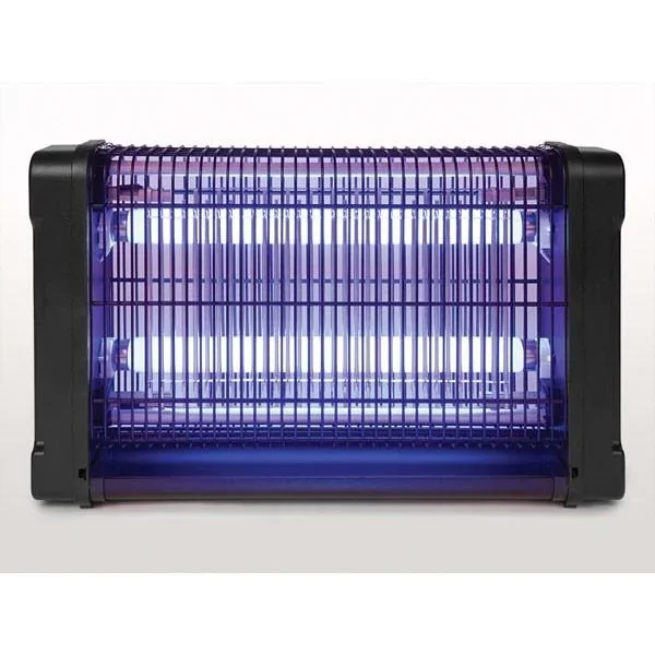 Elektrischer Insektenvernichter - Fliegenlampe - 2 x 10W - 360° - 80m² - 1