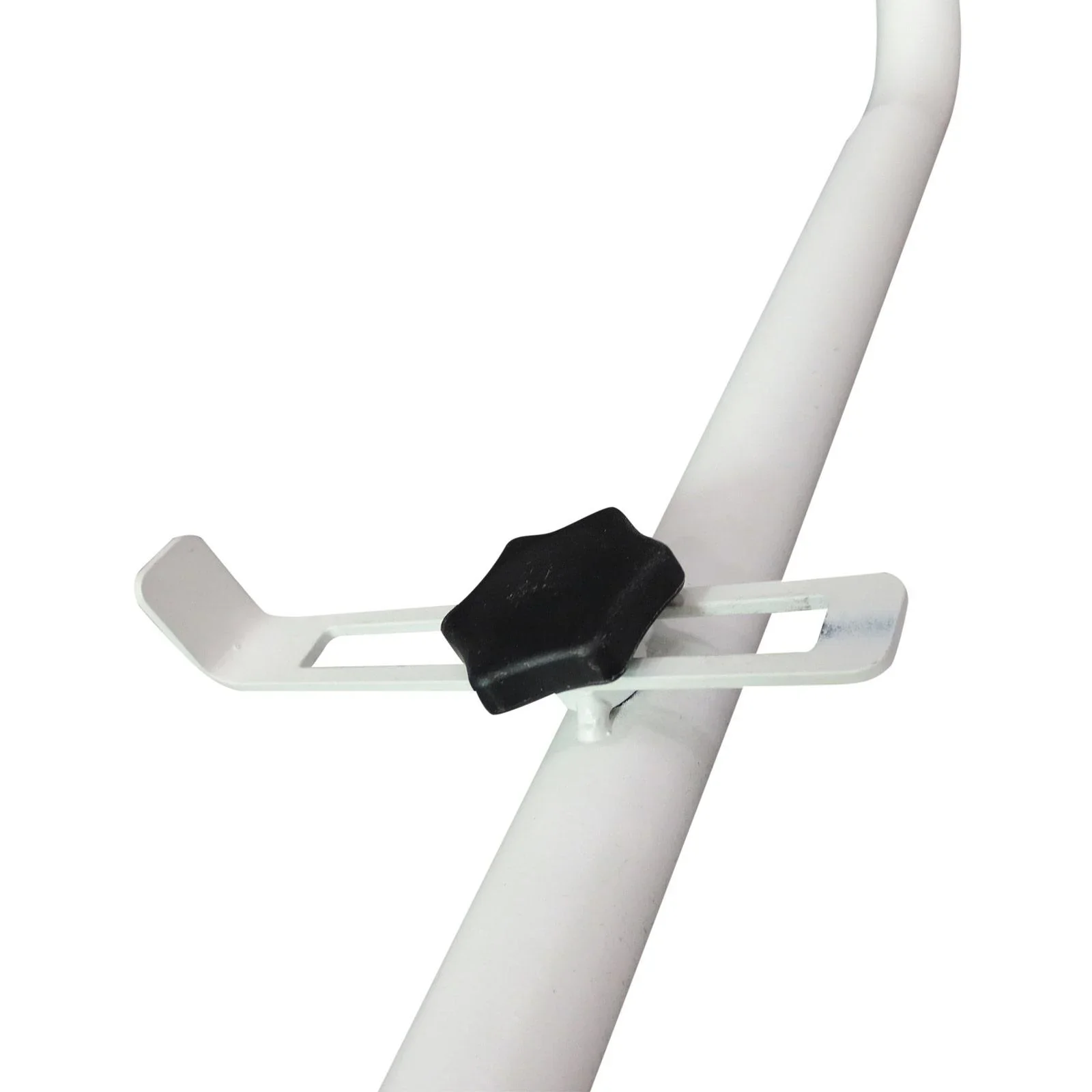 Balkonhängetisch Hängetisch höhenverstellbar viereckig Terrasse Metall Weiß L60 x B56,5 x H45 cm - 6