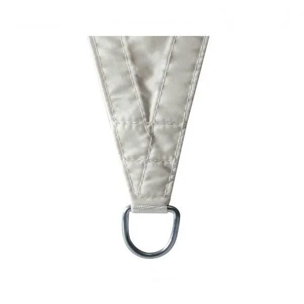 Garten-Sonnensegel Dreieck 5 X 5 X 5 m Farbe: Creme - 0