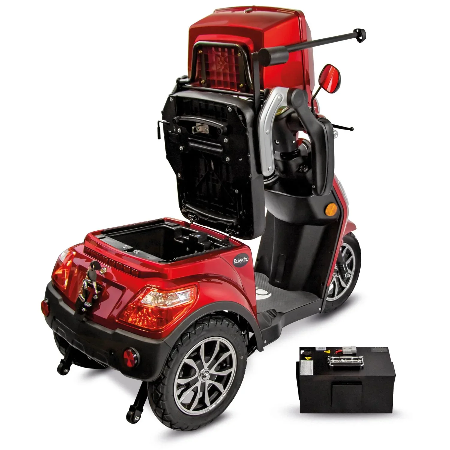E-Trike 25 V.3, rot; 1.000 W + Straßenzulassung - 5