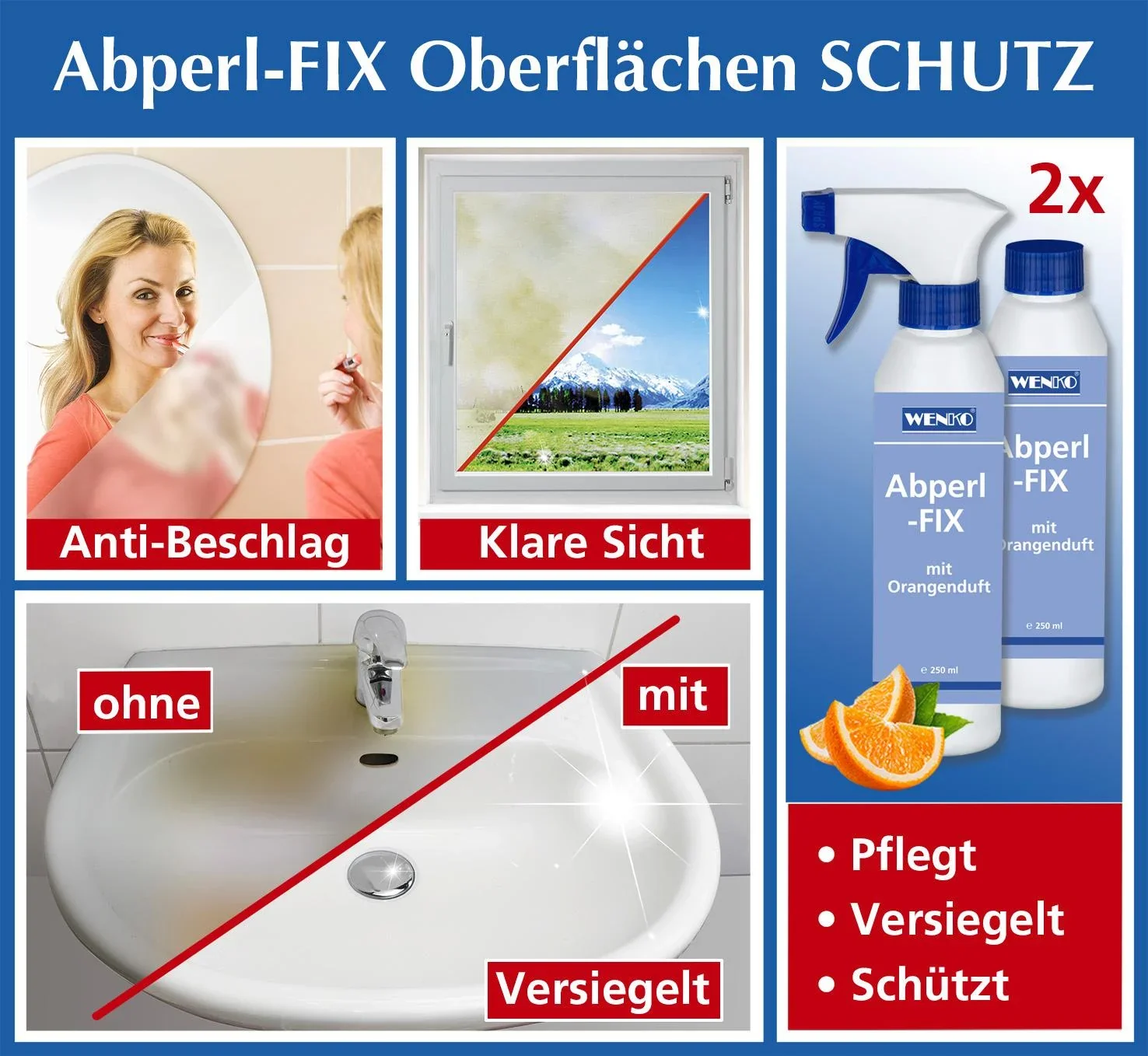 Abperl-Fix Reinigerset, 7-teilig - 3