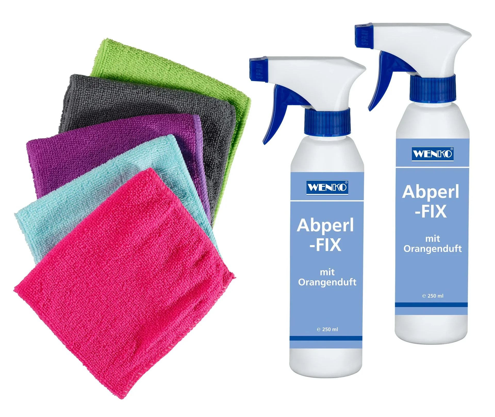 Abperl-Fix Reinigerset, 7-teilig - 7