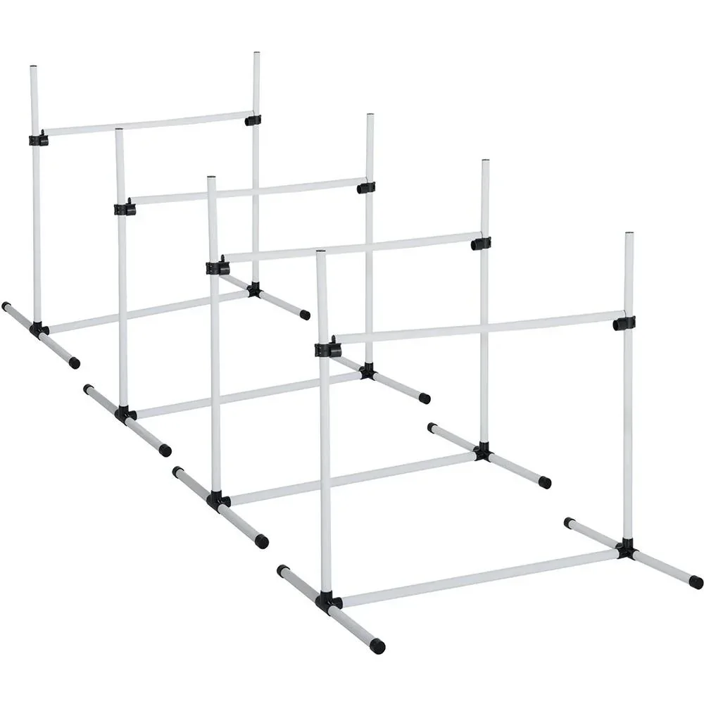 Agility Hürdenset als 4er Set weiß - 0