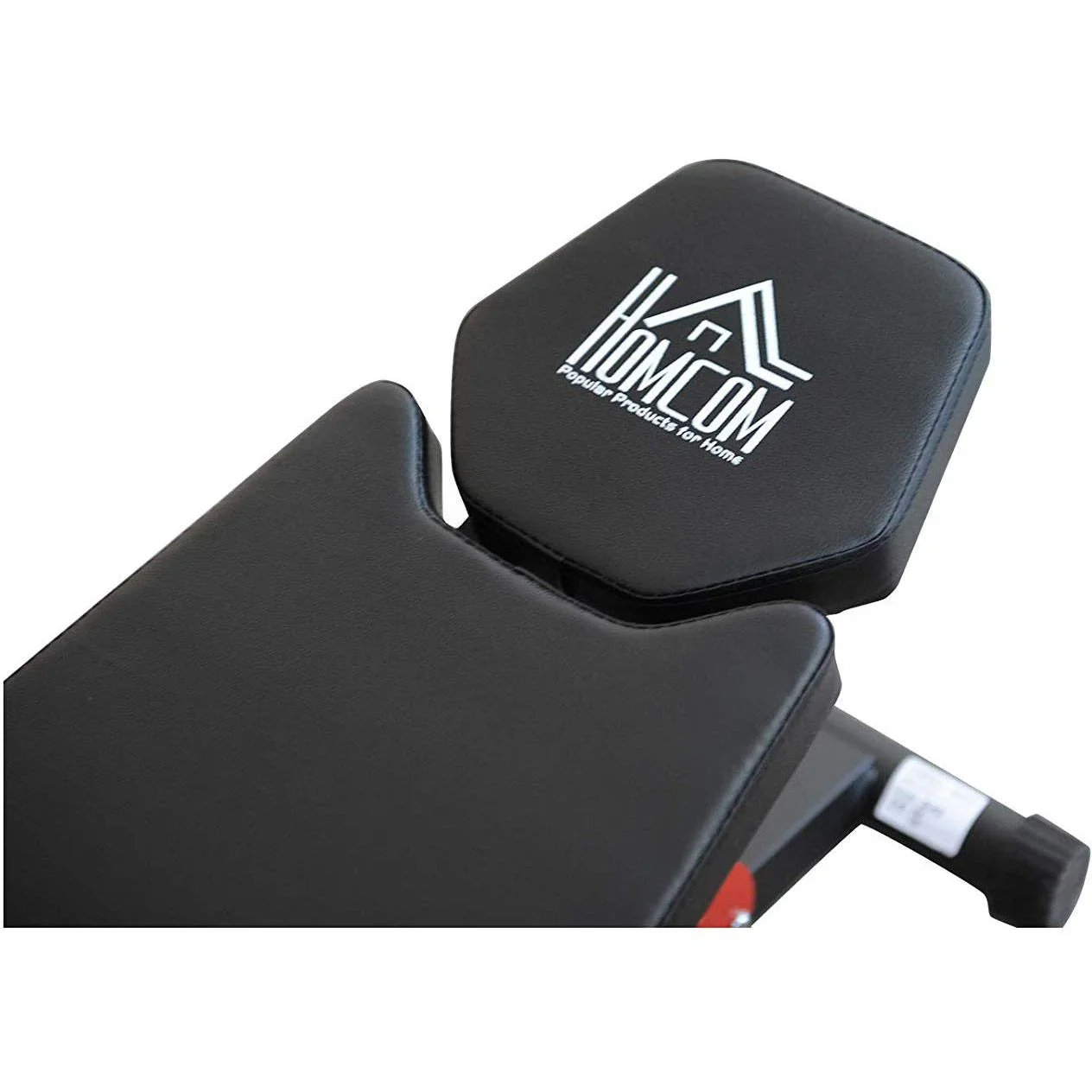 Hantelbank Fitnessbank Schrägbank Multifunktion Bauchtrainer Verstellbar Edelstahl Schwarz 64 x 146 x 73,5-85 cm - 4