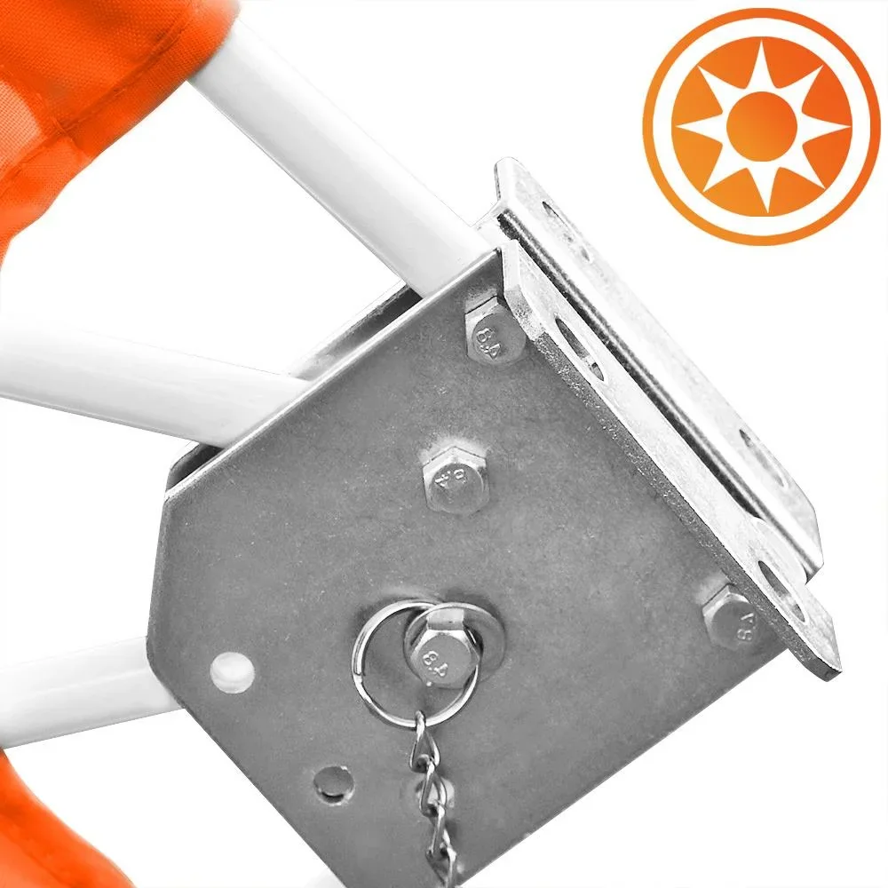 Balkonmarkise orange 140x140cm faltbar - 2
