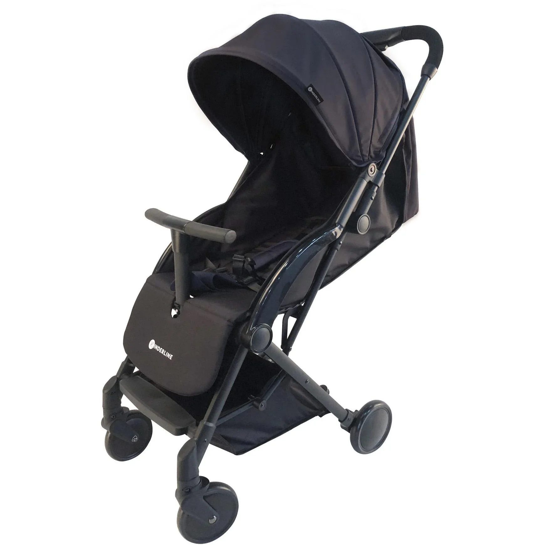 Kinderwagen faltbar - Schwarz - 0