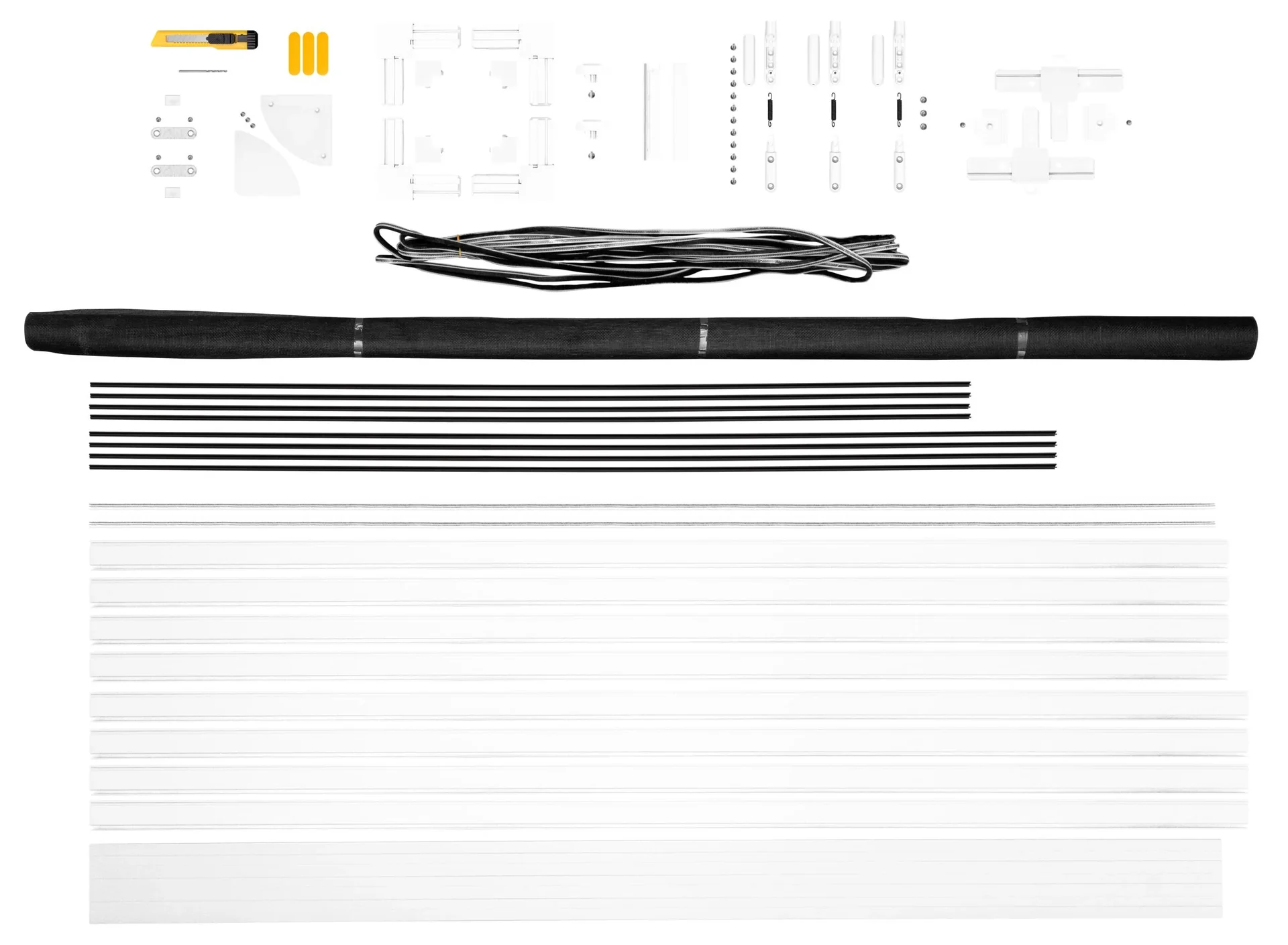 Fliegengittertür Premium, 120 x 240 cm, Farbe weiß - 3