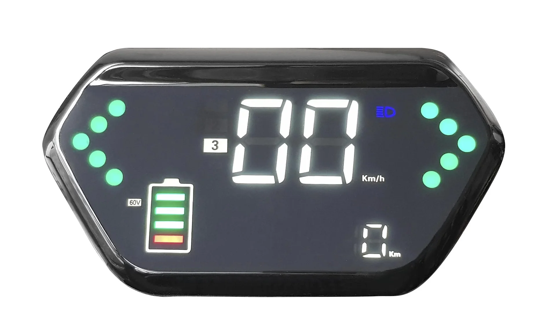 Elektro-Roller , City-Tourer Como², 45 km/h, 1500 Watt, 60V/20 Ah Lithium-Ionen Akku, Blau - 2