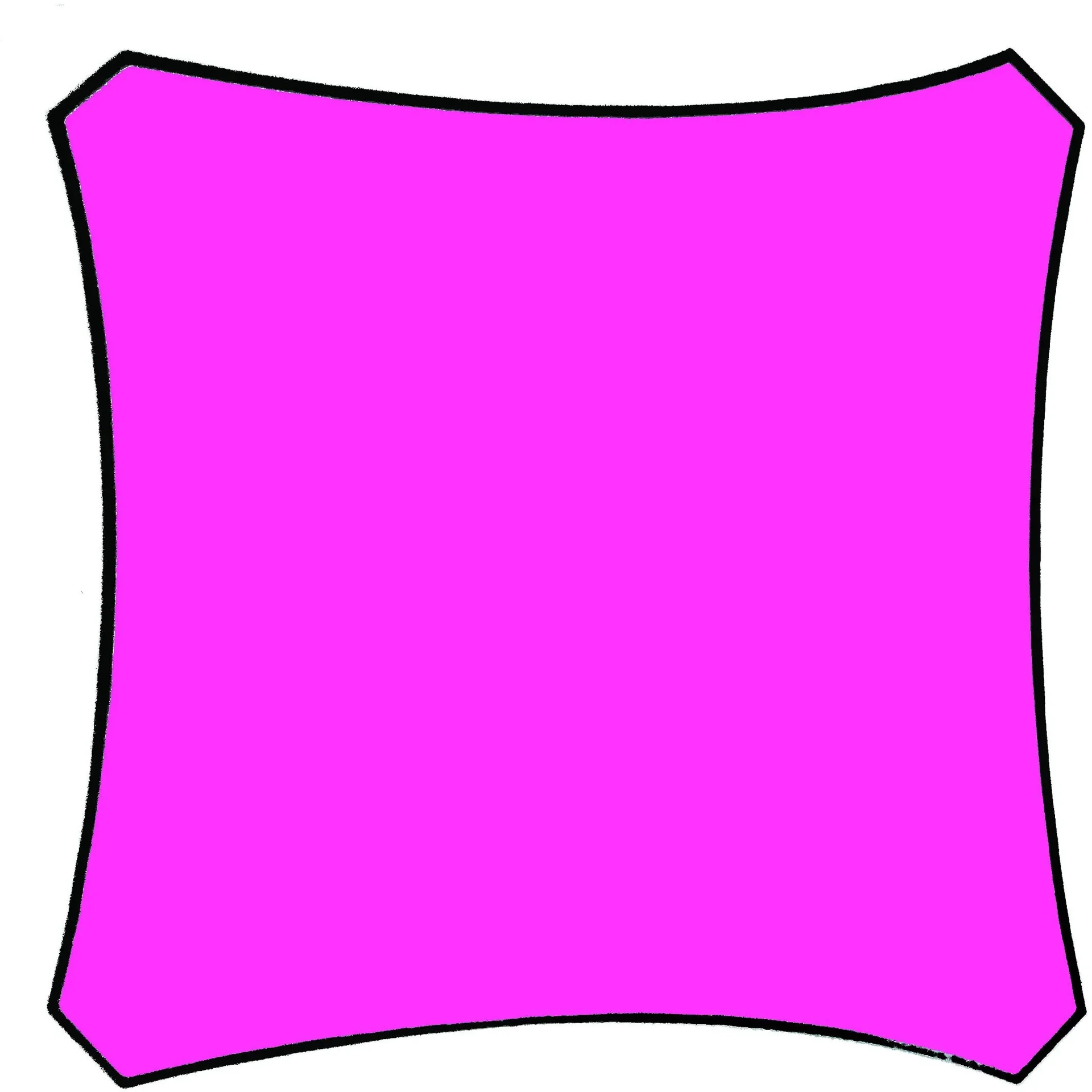 sonnensegel - quadratisch - 5 x 5 m - fuchsia - 1
