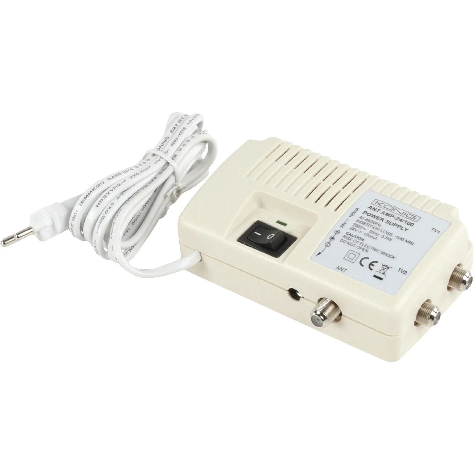 Satellit Spannungseinspeiser 220 - 240 V AC, 50/60 Hz - 1