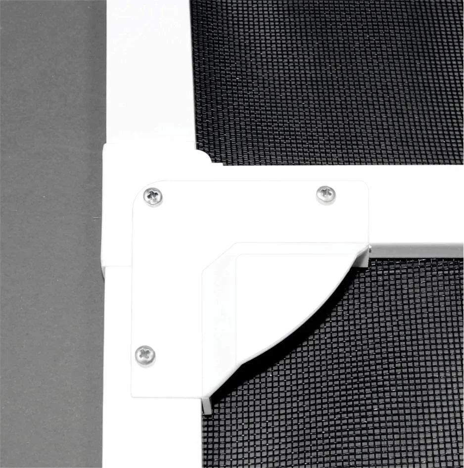 Insektenschutztür 100 x 210 cm geteilt, weiß - 1