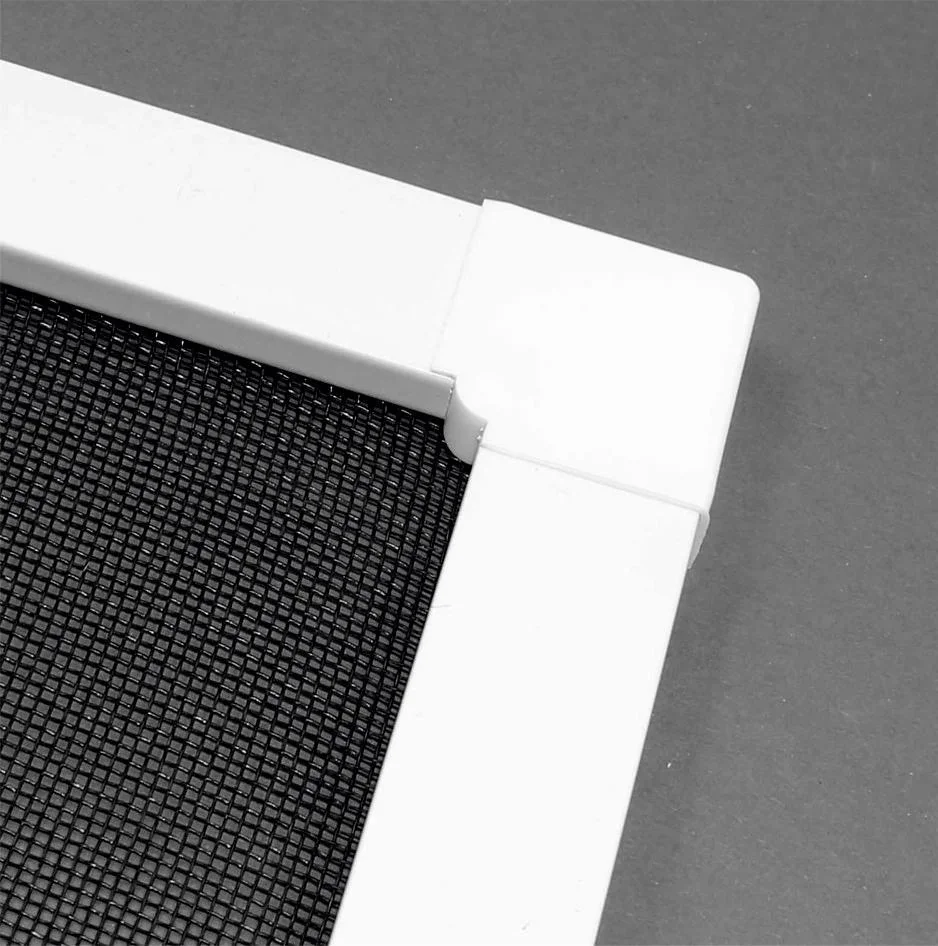 Insektenschutztür 100 x 210 cm geteilt, weiß - 2